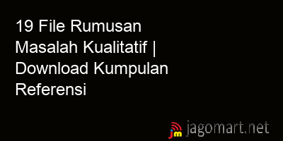 picture 19 File Rumusan Masalah Kualitatif | Download Kumpulan Referensi