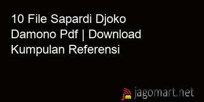 picture1 10 File Sapardi Djoko Damono Pdf | Download Kumpulan Referensi picture 10 File Sapardi Djoko Damono Pdf | Download Kumpulan Referensi