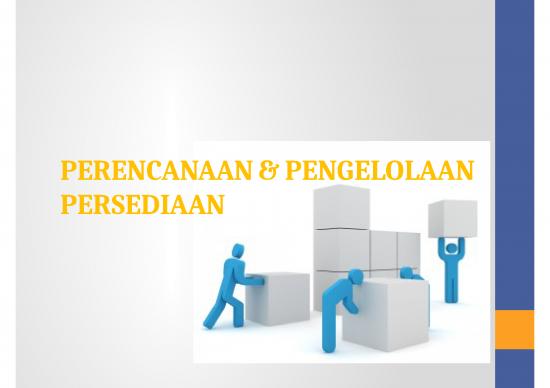 Manajemen Persediaan Ppt 64273 | 07 Perencanaan Pengelolaan Persediaan