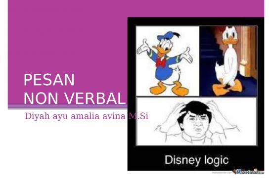 picture Communication Ppt 65677 | 3 Pesan Non Verbal Paralinguistik Dan Ekstralingusitik