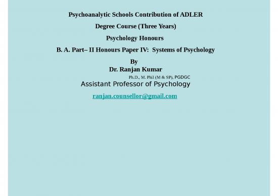 picture Aggression Ppt 66411 | 873902890mphil Pers Theories Adler
