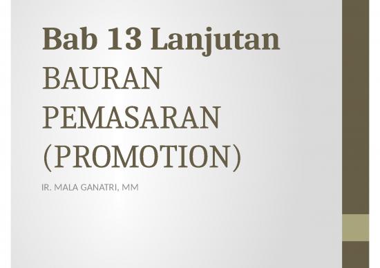picture Produk Ppt 65399 | Bab 13 Bauran Pemasaran Promotion