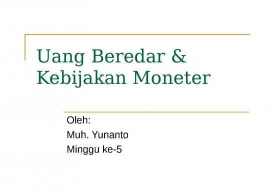 picture_Kebijakan Moneter Ppt 64613 | Bab 5 Uang Beredar & Kebijakan Moneter
