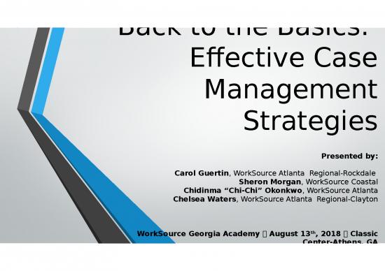 picture Presentation Skills Ppt 66030 | Back To The Basic Effective Case Management