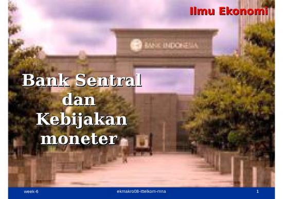 Bank Presentation Ppt 64832 | Bank Sentral Dan Kebijakan Moneter