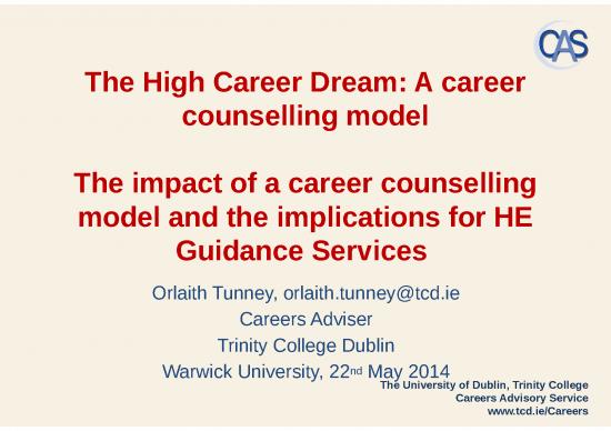 picture Career Ppt 66063 | Career Dream Warwick May 2014 Public Slides