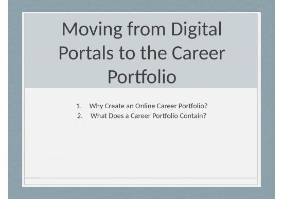 picture Career Portfolio Powerpoint Examples 65855 | Careerportfolio2