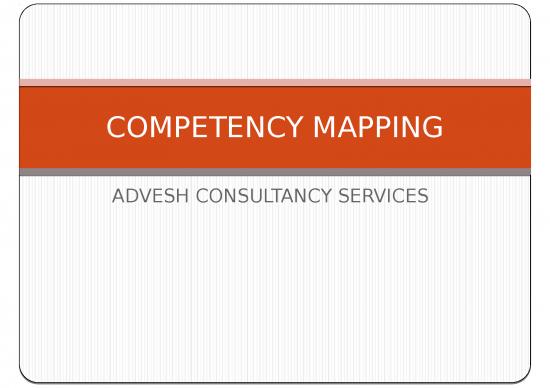 Methodology Powerpoint Template Competency Mapping