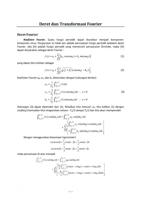 picture Transformasi 64992 | Deret Dan Transformasi Fourier picture Transformasi 64992 | Deret Dan Transformasi Fourier