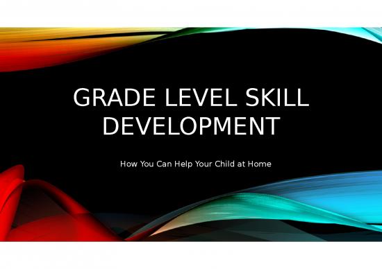 picture Presentation Skills Ppt 65875 | Grade Level Skill Development