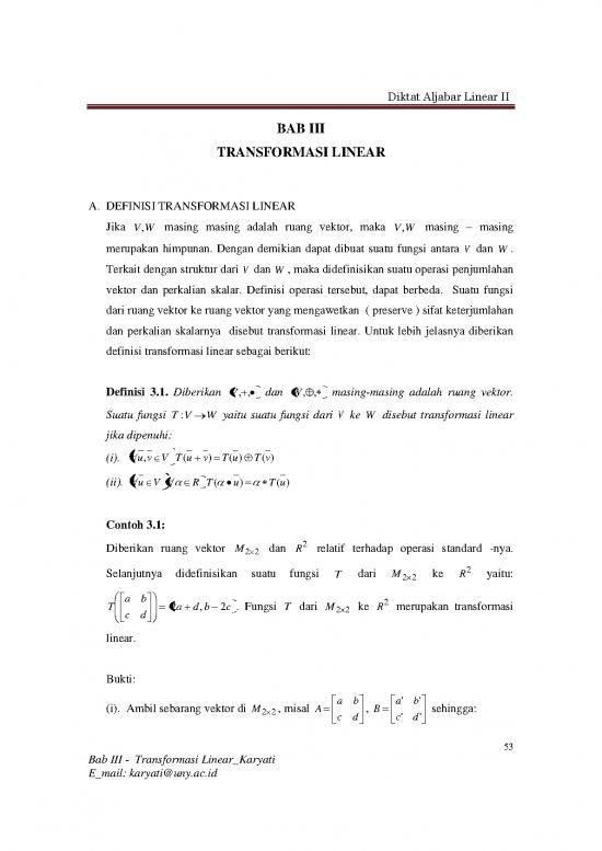 picture Transformasi 65043 | Handout Aljabar Linear Iitransformasi Linear