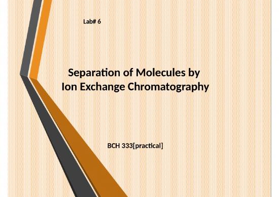 picture Protein Purification Slideshare 66816 | Ion Exchange Chromatography