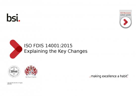 picture Iso 14001 Ppt 64869 | Iso 14001 Revision Client Comms Explaining The Key Changes Fdis July 2015 Final