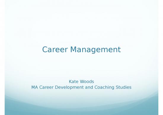 picture Career Ppt 66065 | Kate Woods Career Management Presentation