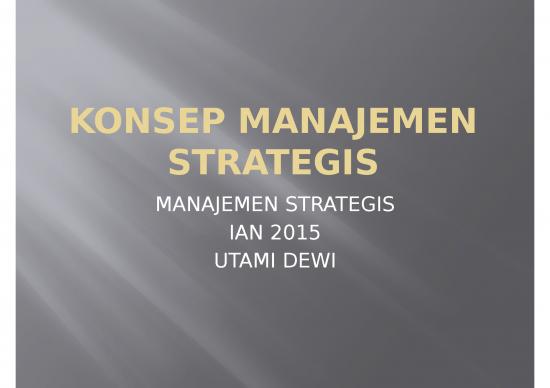 picture Strategi Ppt 65395 | Konsep Manajemen Strategis