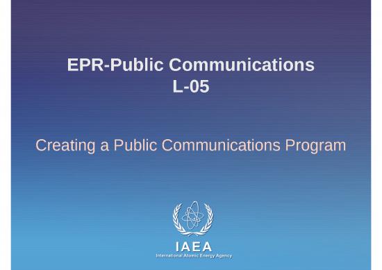 picture Powerpoint Jobs 66073 | L 05 Creating A Public Communications Program