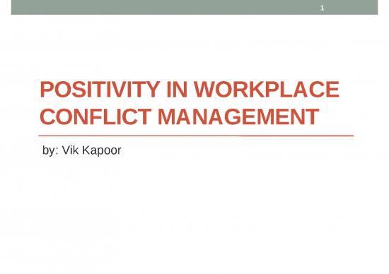 picture Conflict Management Ppt 65759 | March 24, 2015 Presentation