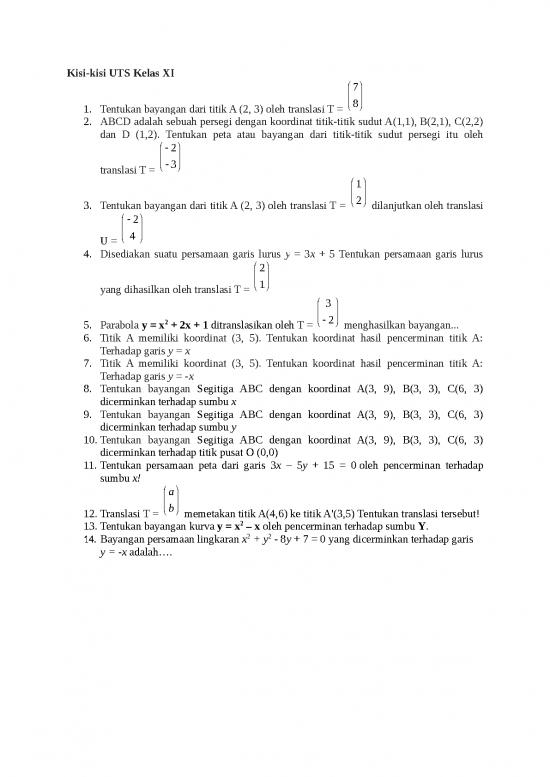 picture_Contoh Pencerminan 64942 | Matematika Kelas Xi