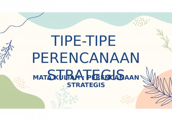picture1_Strategi Ppt 64398 | Materi 13 Tipe Perencanaan Strategi