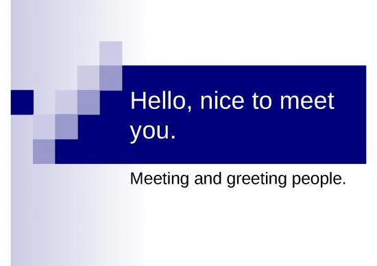 picture1_Introducing Ppt 65513 | Meeting And Greeting People