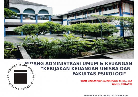 picture_Pendidikan Ppt 64660 | Open House Kebijakan Keuangan Unisba Dan Fakultas Psikologi