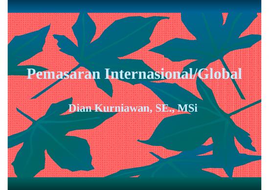 picture Peluang Ppt 65123 | Part 9 10 Pemasaran Internasional Atau Global