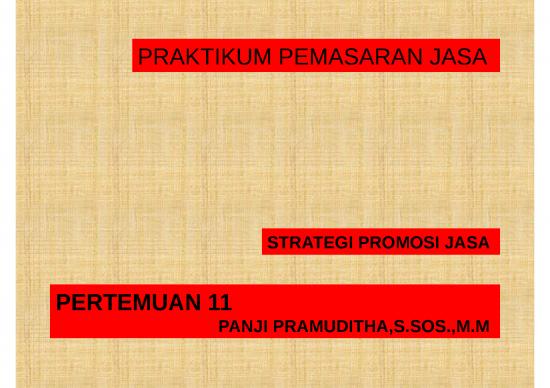 picture_Produk Ppt 65356 | Pertemuan 11   Strategi Promosi Jasa