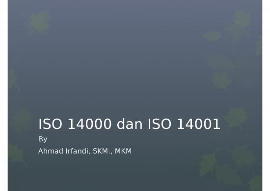 picture_Standard Ppt 64435 | Pertemuan  Iso 14000 Dan Iso 14001
