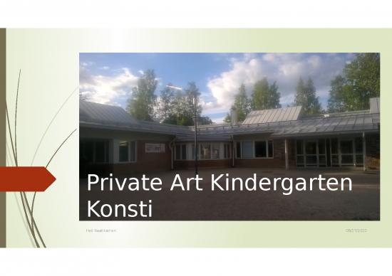 picture Presentation Skills Ppt 66441 | Private Art Kindergarten Konsti
