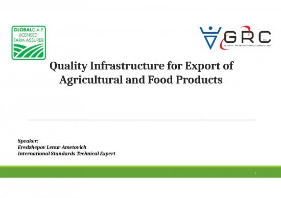 picture Concept Powerpoint 64870 | Quality Infrastructure Lenur Eredjepov Session 4 English