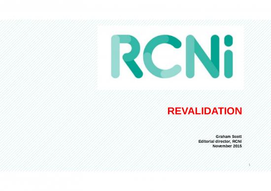 picture_Nurse Ppt 66664 | Revalidation What It Means For Nursing And For You
