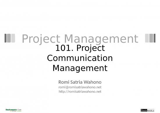 picture Powerpoint Presentation Introduction 65969 | Romi Pm 10 Communication April2013