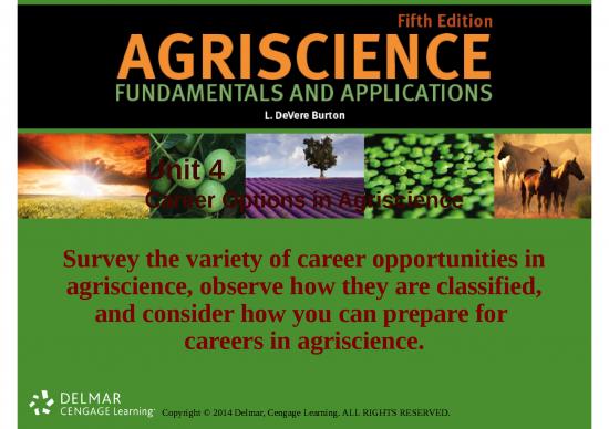 picture Career Ppt 65980 | Unit 4 Career Options In Agriscience
