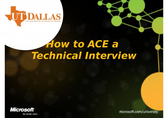 picture Career Ppt 65480 | Utd Howtoaceatechnicalinterview2