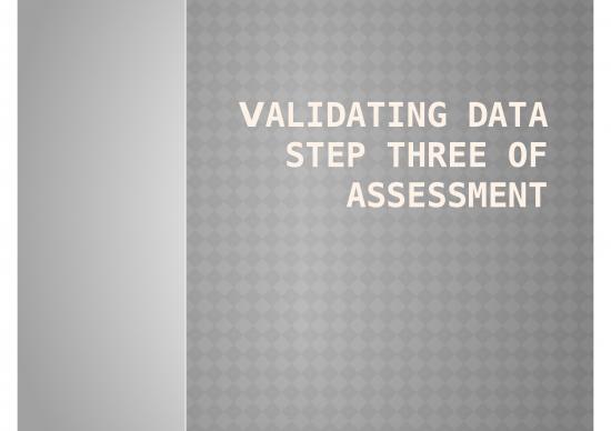 picture Nursing Process Ppt 66571 | Validating Data And Diagnosing