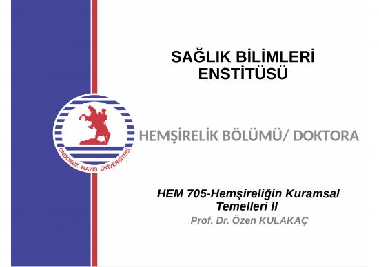 picture_Watson'ın İnsan Bakım Kuramı