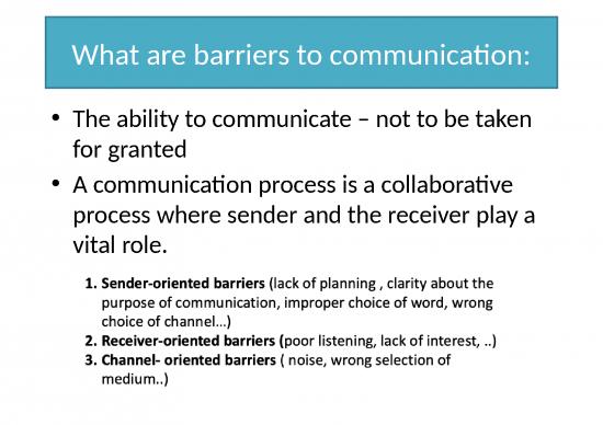 Communication Ppt 66223 | Aecc Barriers To Communication