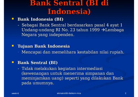 Bank Presentation Ppt 64832 | Bank Sentral Dan Kebijakan Moneter