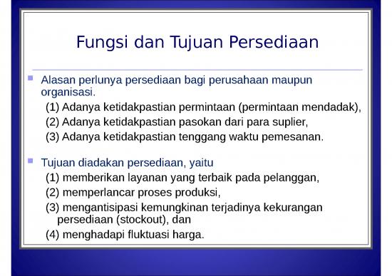 Manajemen Persediaan Ppt 64354 | 5 Manajemen Persediaan