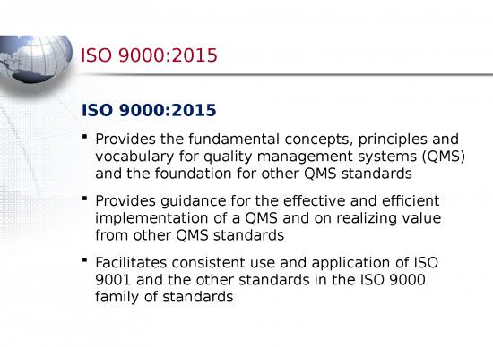 Iso 9001 Ppt 64446 | Iso 9000 Vocabulary And Glossary Use V8