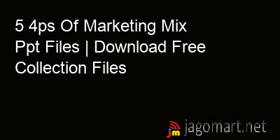 picture 5 4ps Of Marketing Mix Ppt Files | Download Free Collection Files