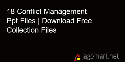 picture 18 Conflict Management Ppt Files | Download Free Collection Files