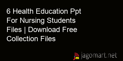 picture 6 Health Education Ppt For Nursing Students Files | Download Free Collection Files