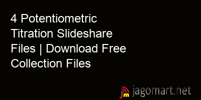 picture 4 Potentiometric Titration Slideshare Files | Download Free Collection Files