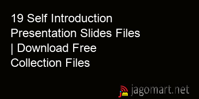picture 19 Self Introduction Presentation Slides Files | Download Free Collection Files