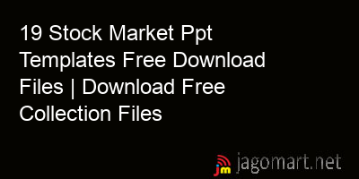 picture 19 Stock Market Ppt Templates Free Download Files | Download Free Collection Files