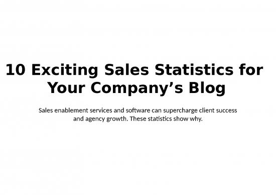 picture Sales Plan Examples Powerpoint 67196 | 10 Statstics To Blog About Sales V2