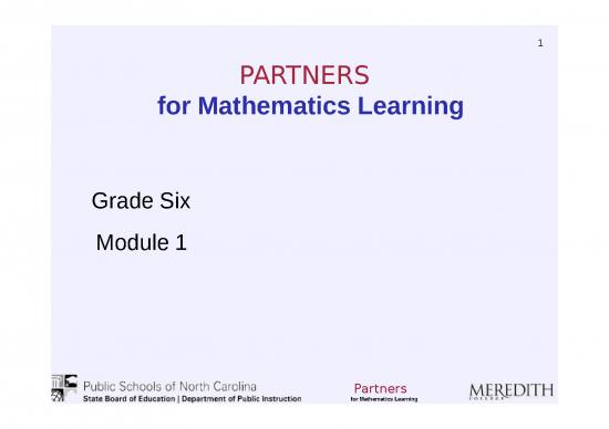 picture Mathematics Ppt Presentation Download 67040 | 1 Module Problem Based Learning Gr6 Slides