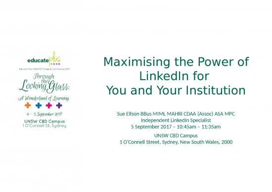 picture Digital Marketing Templates Ppt 67702 | 20170905 Educateplus Nsw Act Chapter Maximising The Power Of Linkedin For You And Your Institution