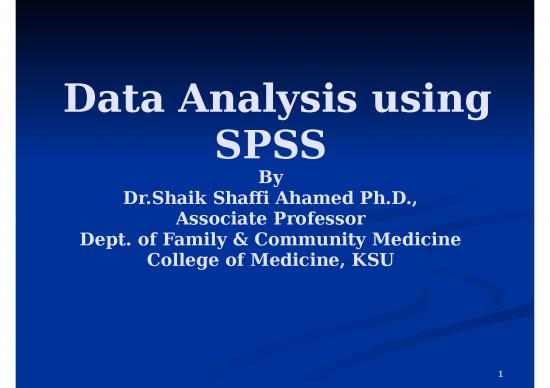 picture Statistical Analysis Ppt 68993 | 30 Data Analysis Using Spss(dshaffi)